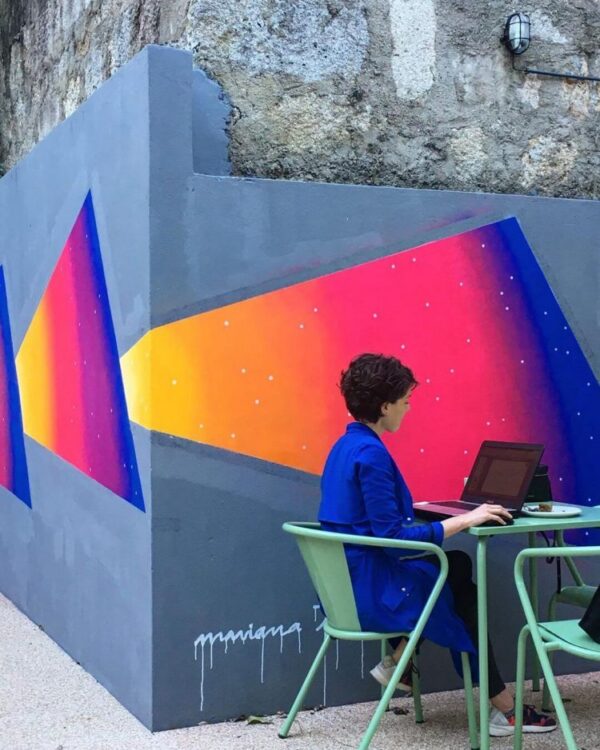 Espaço de trabalho e coworking no Temporada Social Club Porto