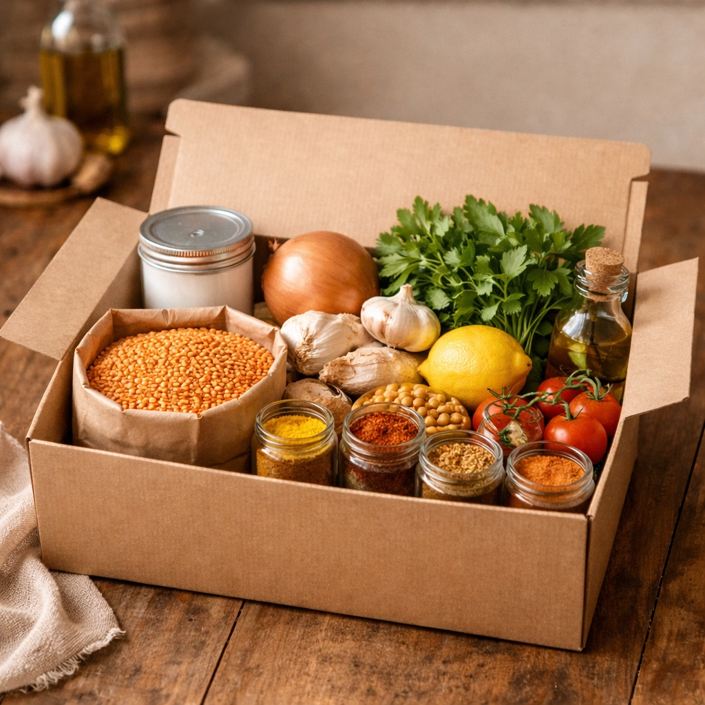 VLT Box kit de refeição vegan para cozinhar em casa Porto