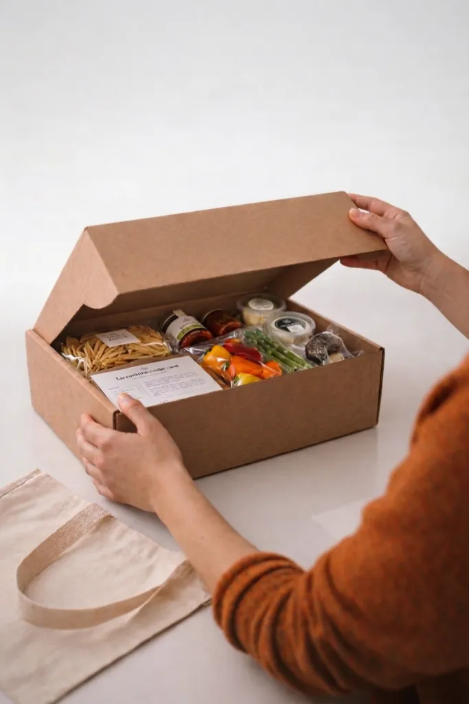 VLT Box refeição vegan para preparar em casa